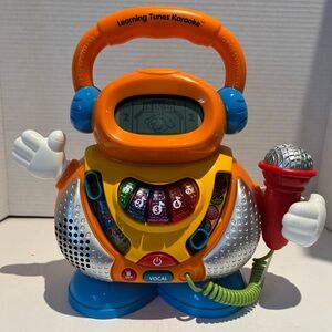 VTech Learning Tunes Karaoke Sing Along Microphone Lights Sounds Tested Working